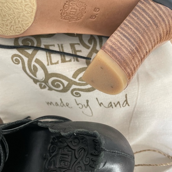 ELF handmaid Paradise Bird Leather Heels - Picture 6 of 8